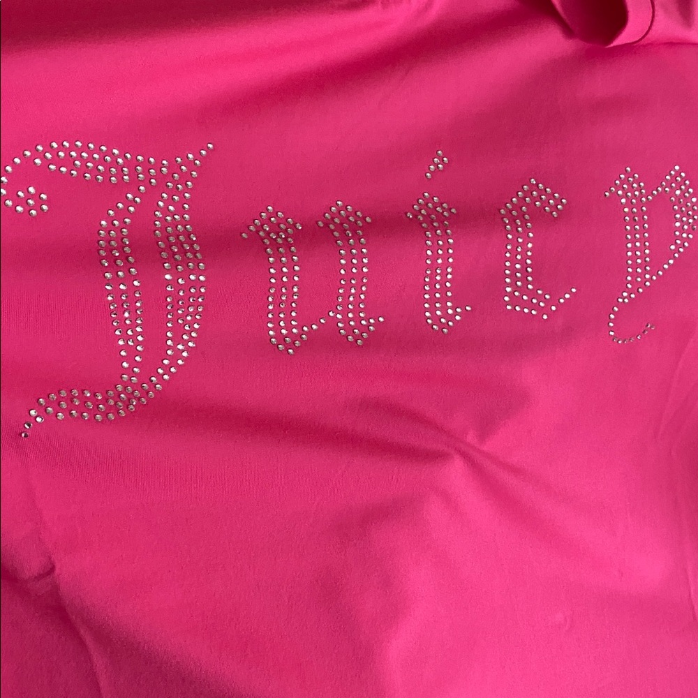 Juicy Couture Bright Pink Short Sleeve Sport Tee